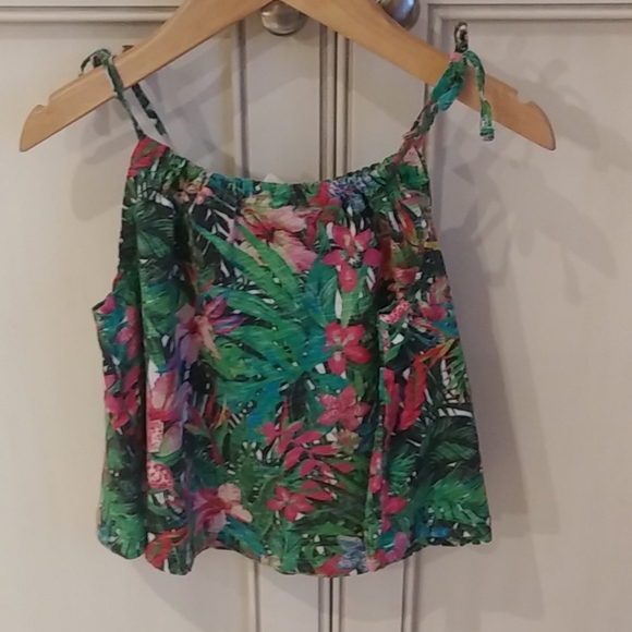 Zara Spaghetti Strap Summer Top Size 5 - Picture 2 of 7
